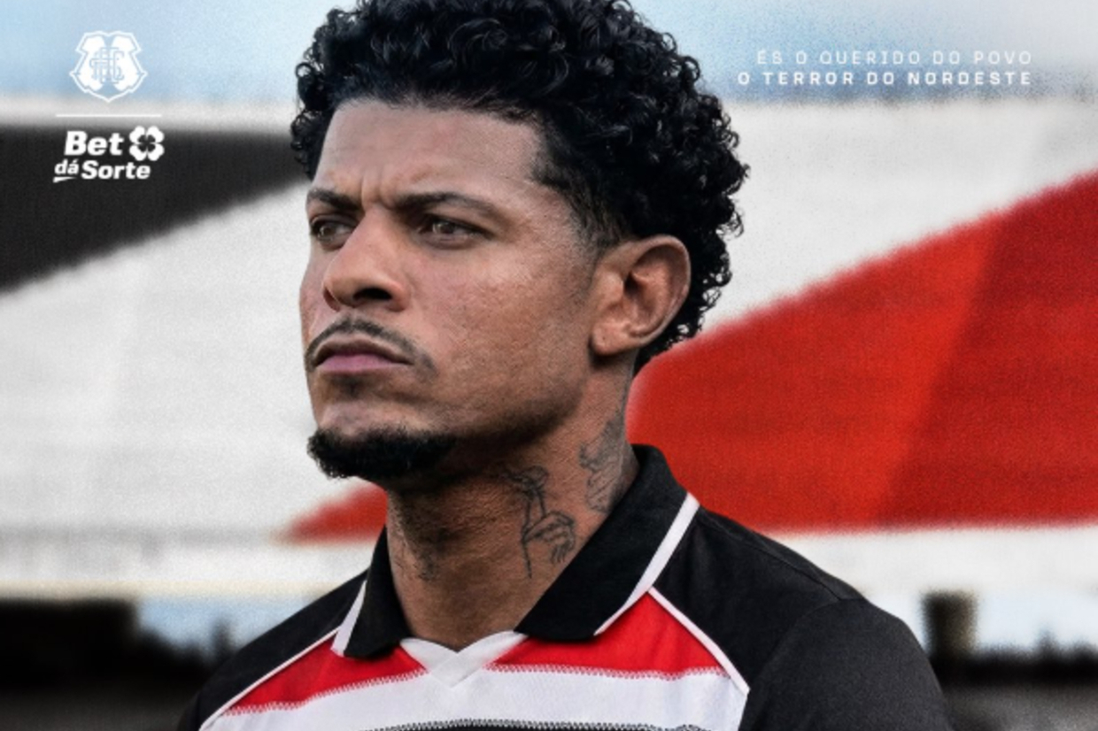 Tiago Marques é o novo centroavante do Santa Cruz