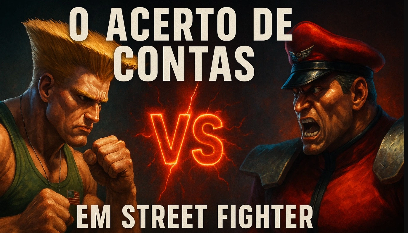 Guile vs. M. Bison o duelo supremo em Street Fighter