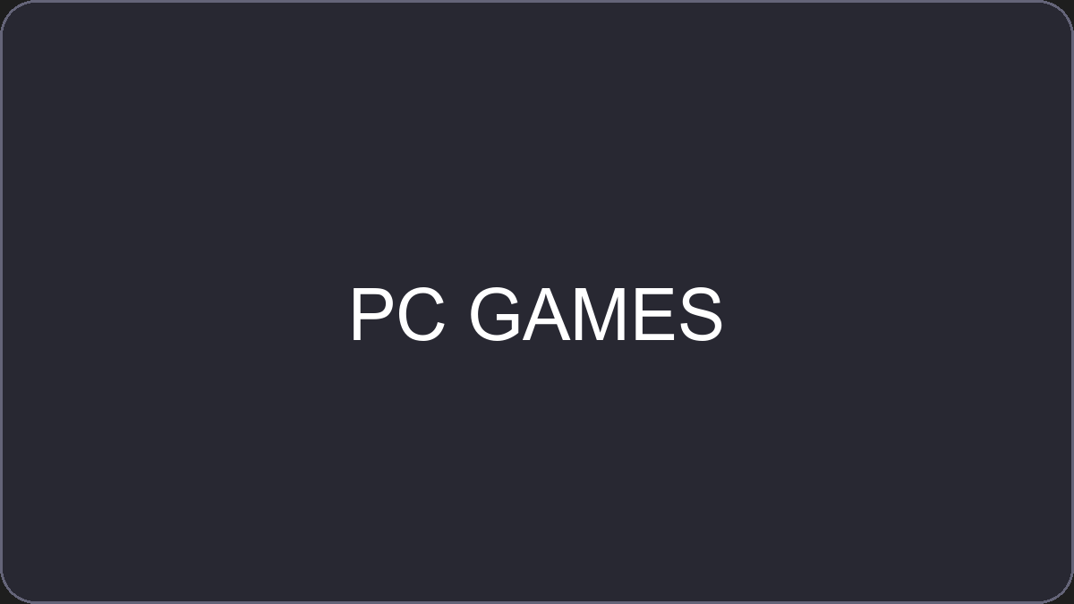 PC GAMES