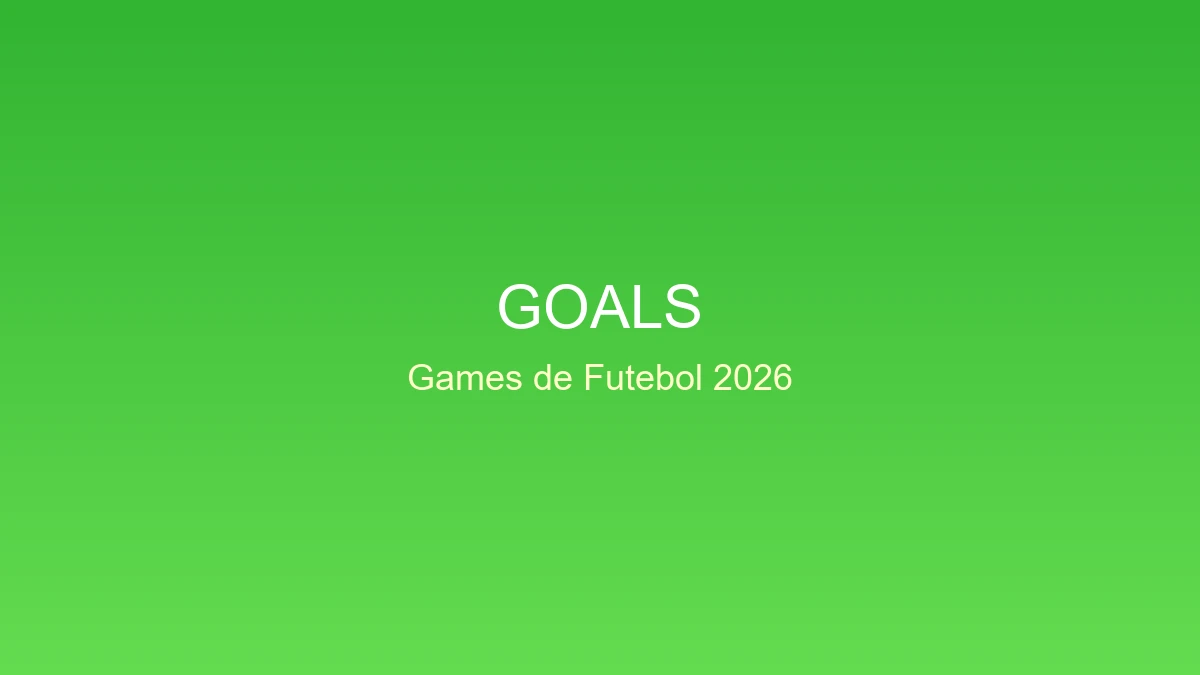 Goals: o novo jogo de futebol gratuito que promete revolucionar o gênero