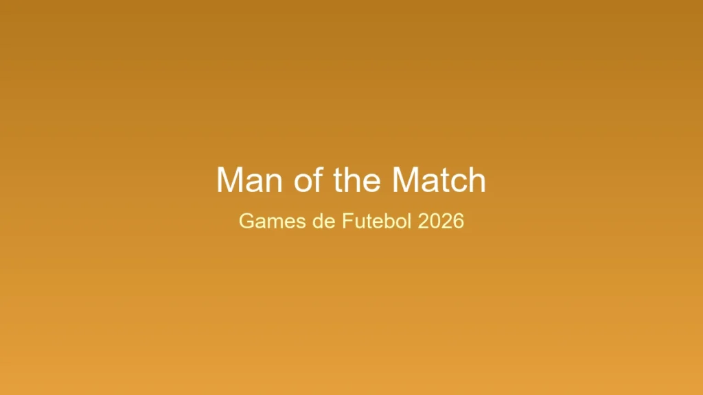 Man of the match: o ambicioso jogo de futebol 11v11 onde você escolhe seu papel