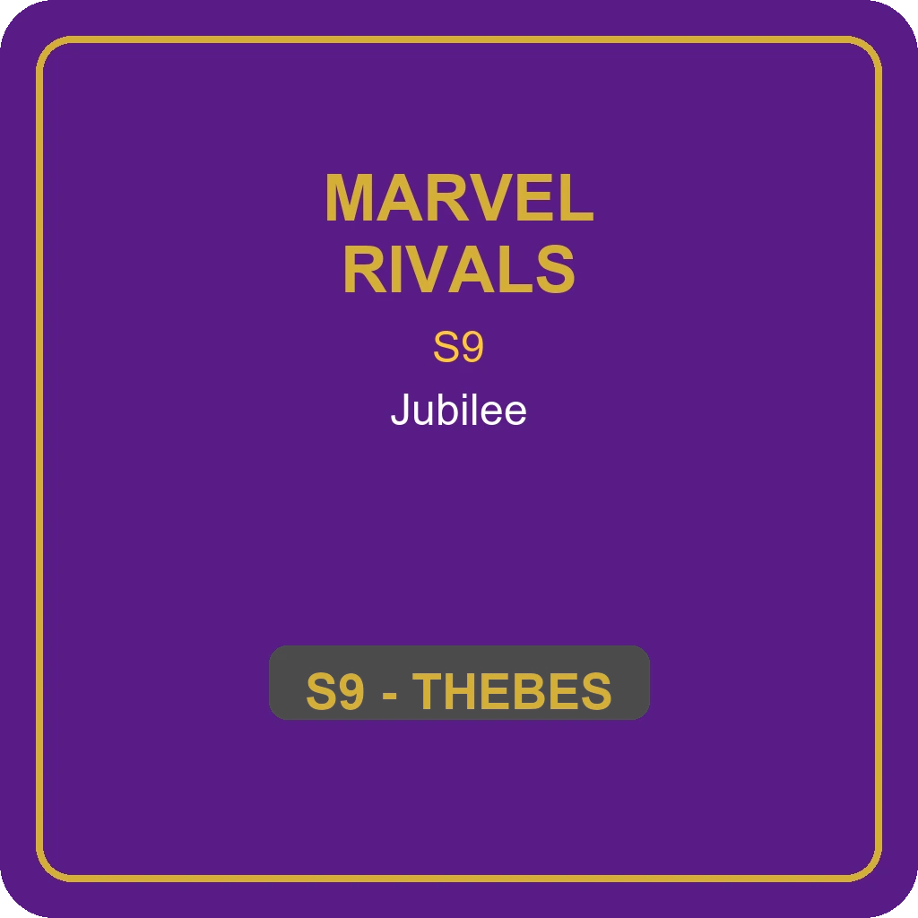 Marvel Rivals Season 9 The Mystery of Thebes Jubilee Badge