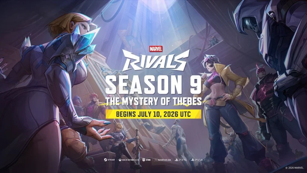 Marvel rivals na comic-con 2026: season 9, jubilee, mapa thebes e modo pve de ultron