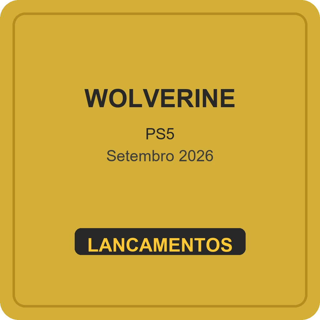 Marvels Wolverine PS5 Lancamento Setembro 2026