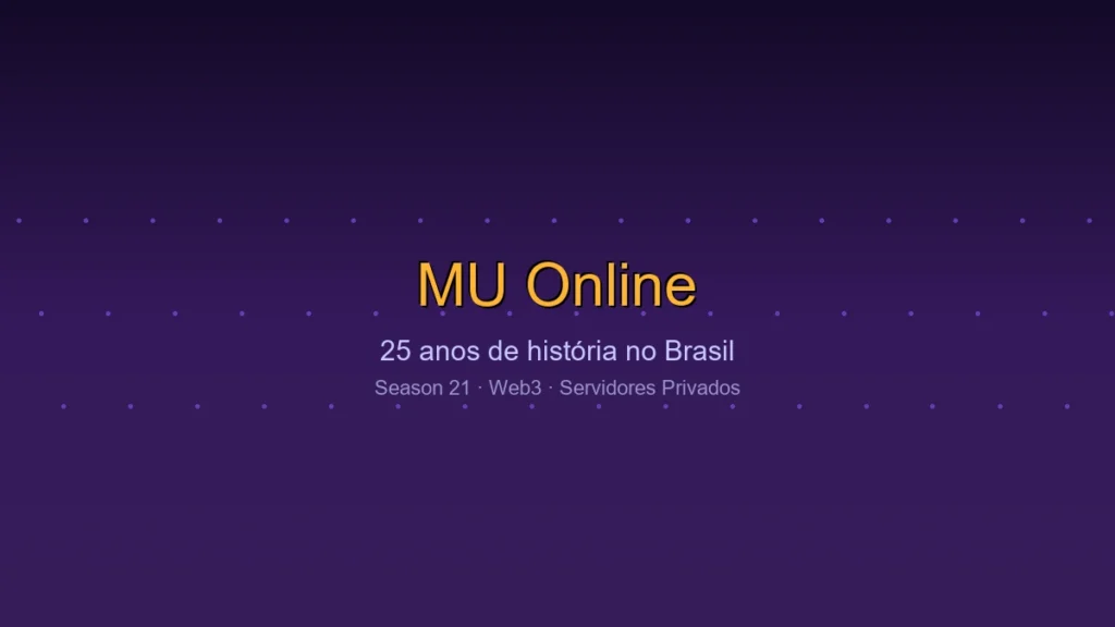 Mu online: o clássico mmorpg que marcou gerações no brasil