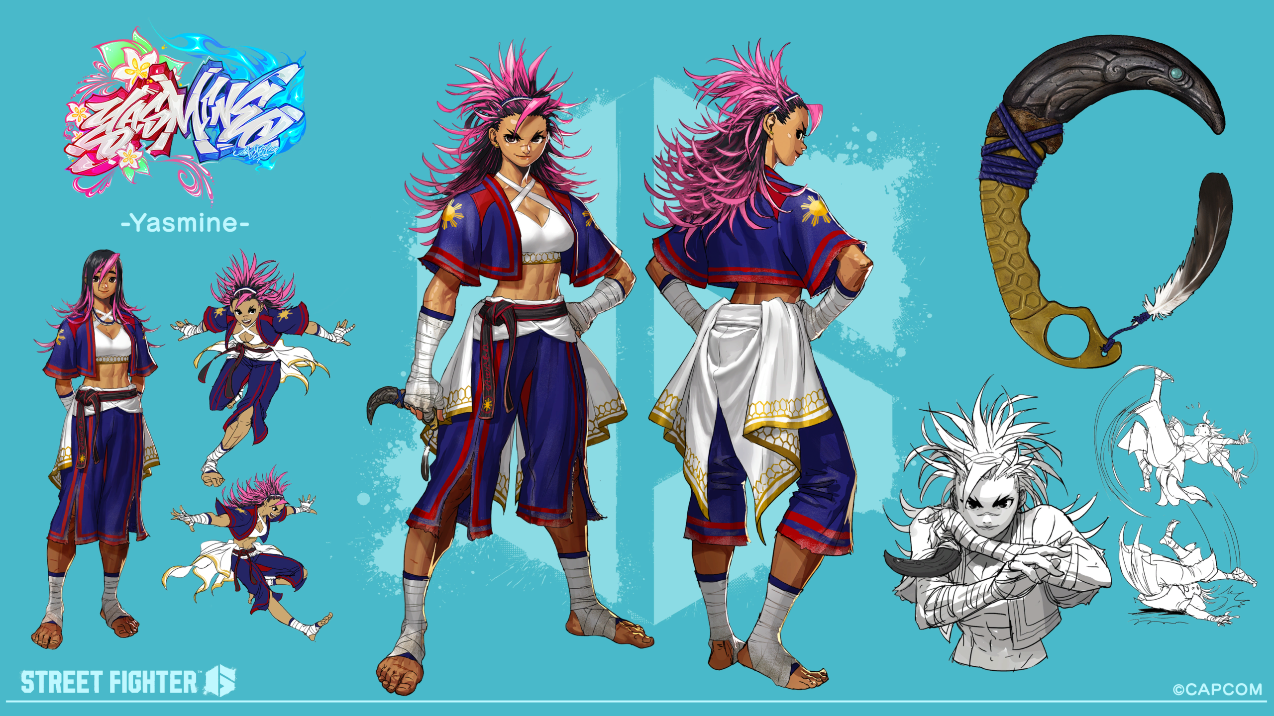 Street fighter 6 ano 4: yasmine chega em agosto com estilo eskrima