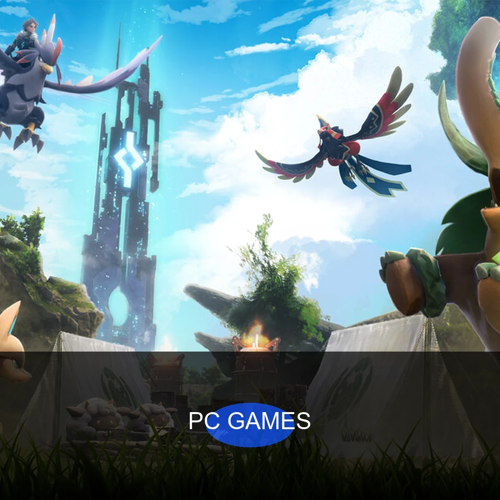 Badge de categoria PC Games - Palworld 1.0 bate recorde no Steam