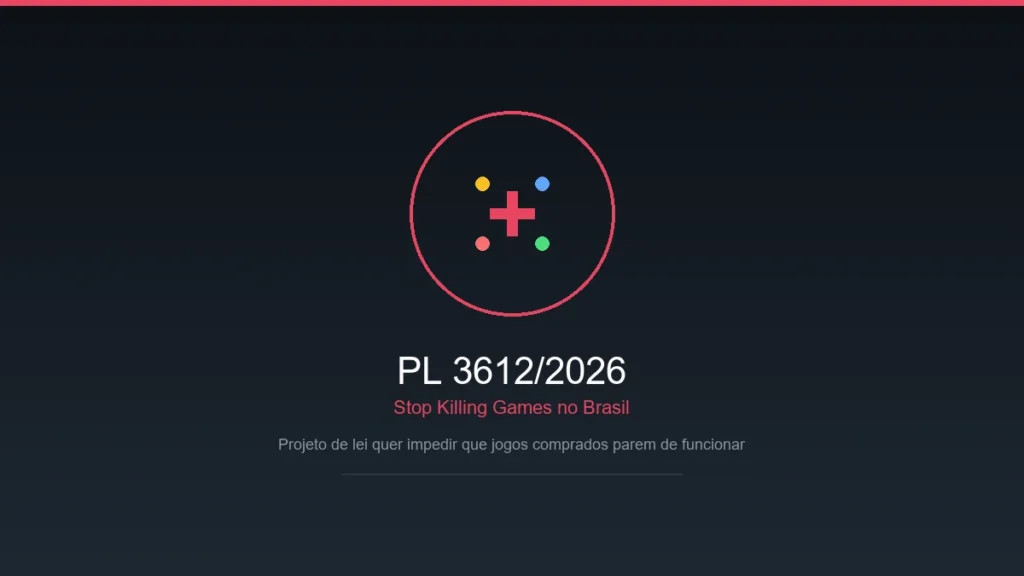 Pl 3612/2026: projeto de lei brasileiro quer impedir que jogos comprados parem de funcionar