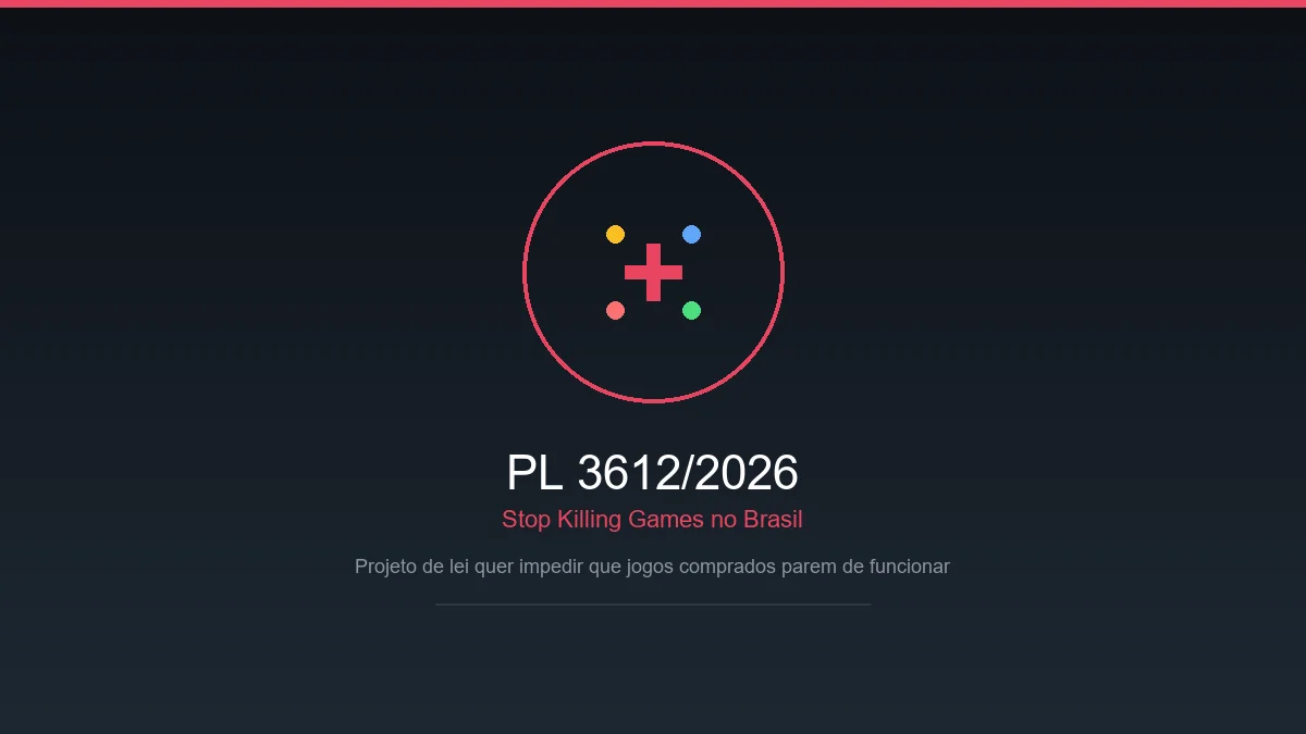 Pl 3612/2026: projeto de lei brasileiro quer impedir que jogos comprados parem de funcionar