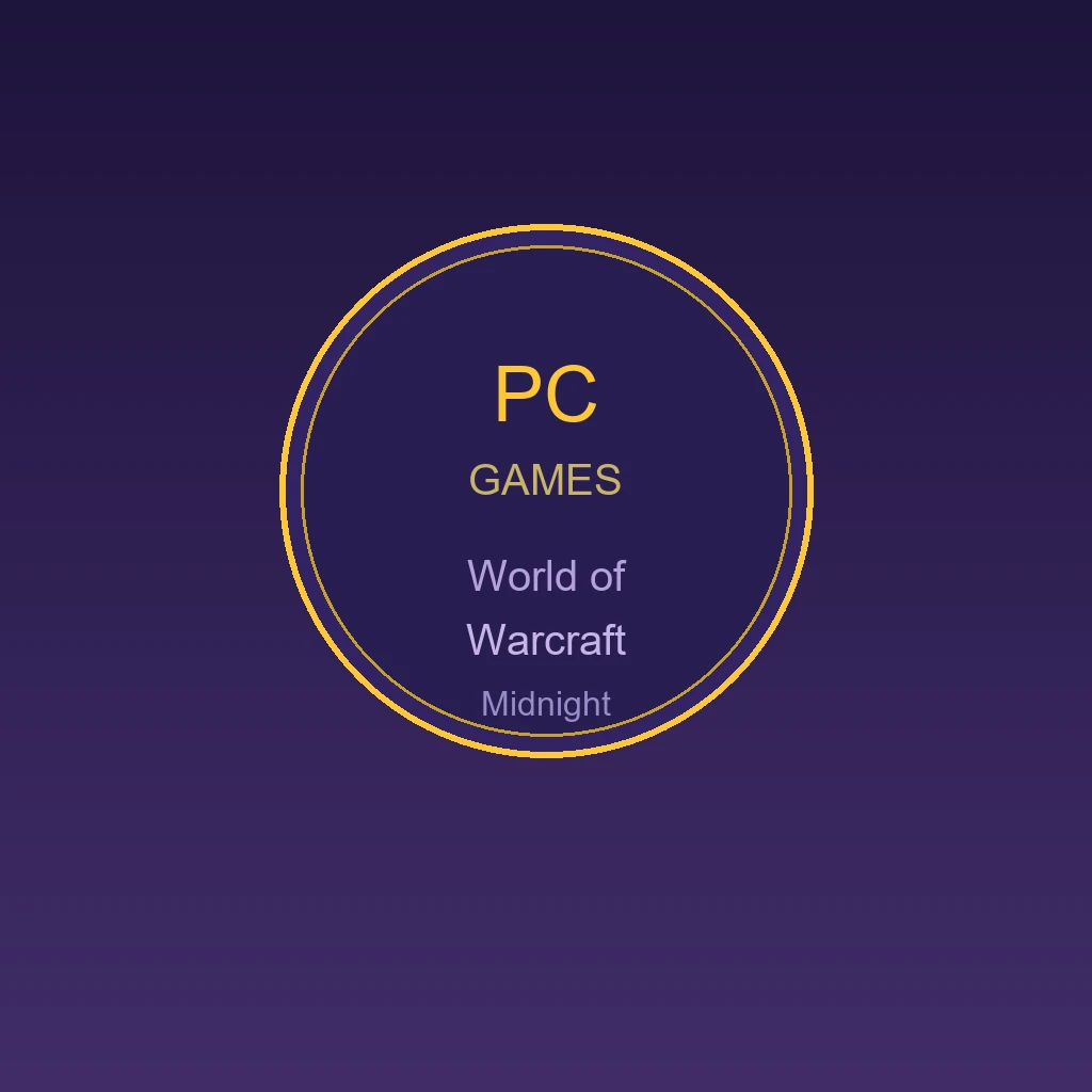 Badge PC Games - World of Warcraft Midnight