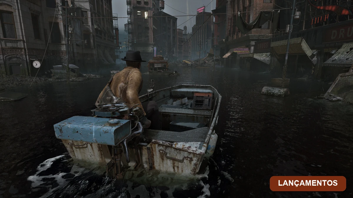 Imagem final com badge da categoria Lançamentos sobre a pré-venda de The Sinking City 2 para PC, PlayStation 5 e Xbox Series em agosto de 2026