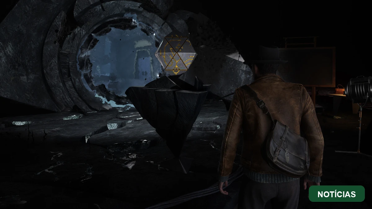Badge da categoria Noticias com screenshot real de The Sinking City 2, terror lovecraftiano da Frogwares com lancamento em 18 de agosto de 2026