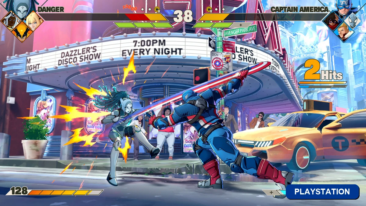 Imagem final com badge da categoria PlayStation sobre a semana de estreia de Marvel Tōkon Fighting Souls, novo jogo de luta da Arc System Works para PlayStation 5 e PC