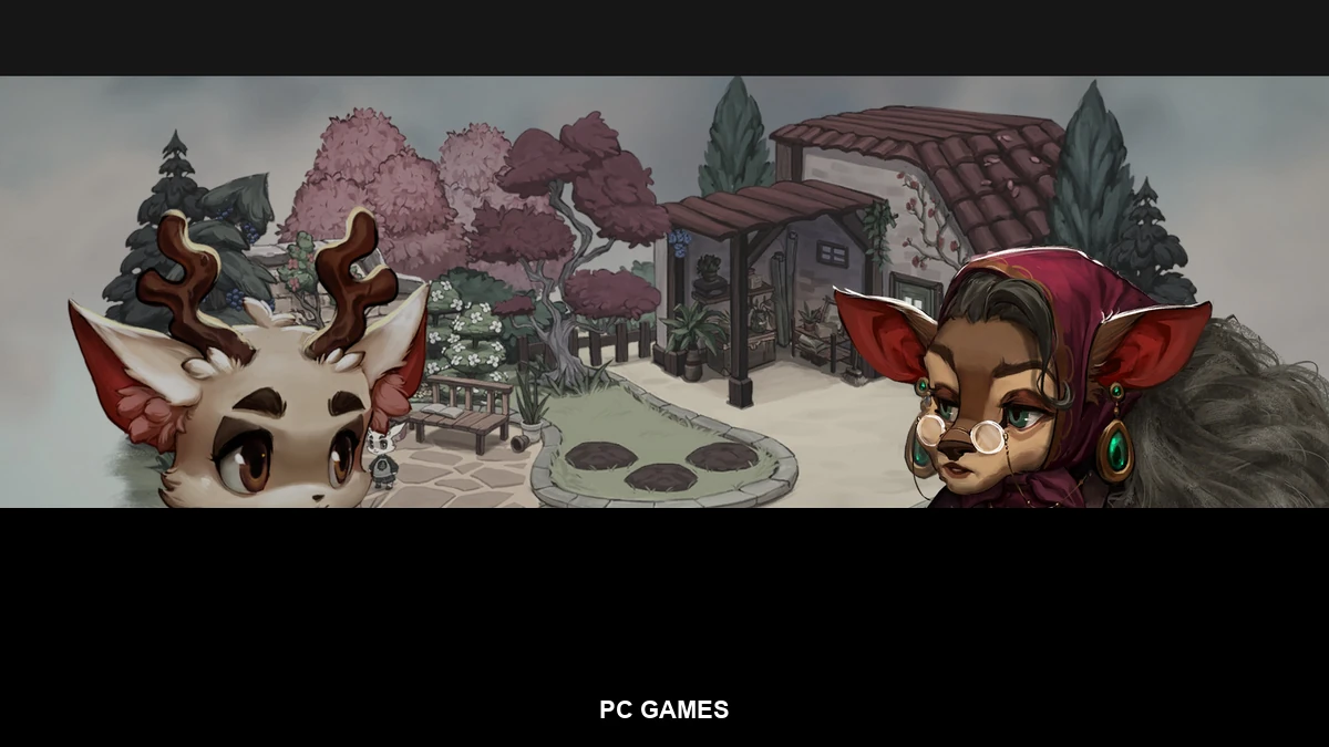Banner da categoria PC Games sobre screenshot de Beacon Pines