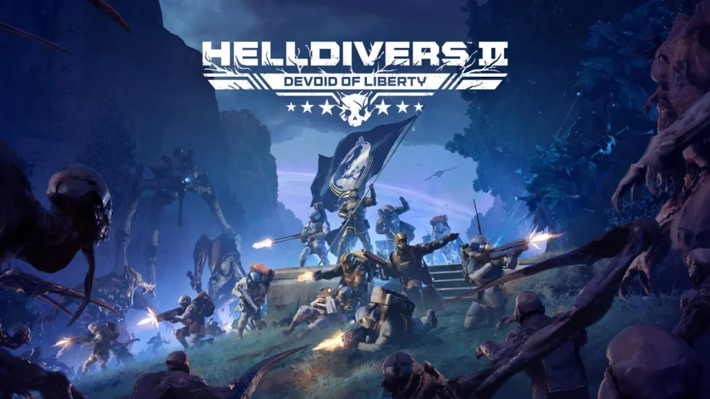 Helldivers 2: atualização devoid of liberty chega com novos inimigos illuminate e nível 300