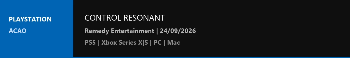 Clan CS Games - Control Resonant - Guia completo com data gameplay e dublagem em portugues